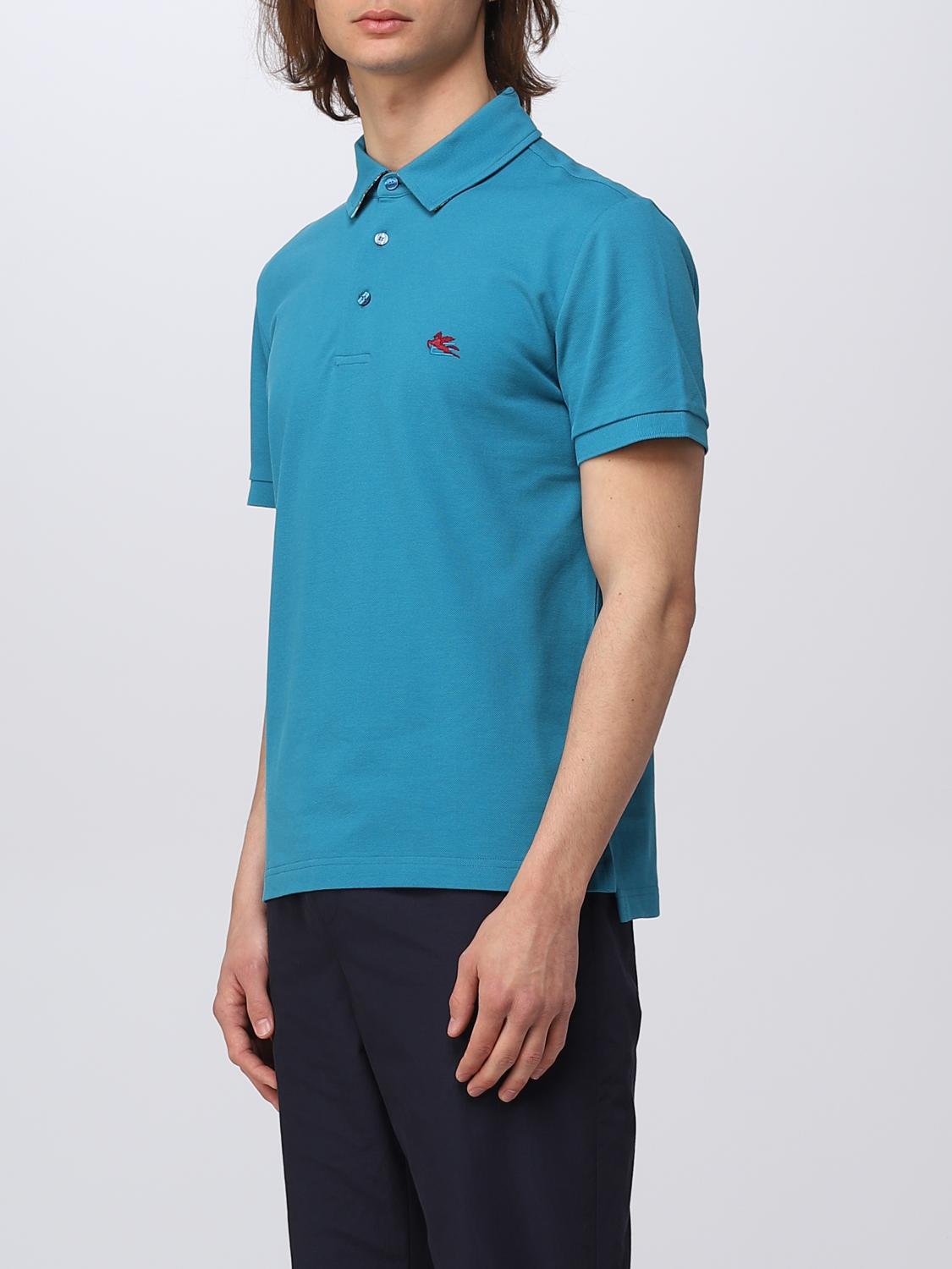 ETRO POLO: Polo hombre Etro, Azul Claro - Img 4