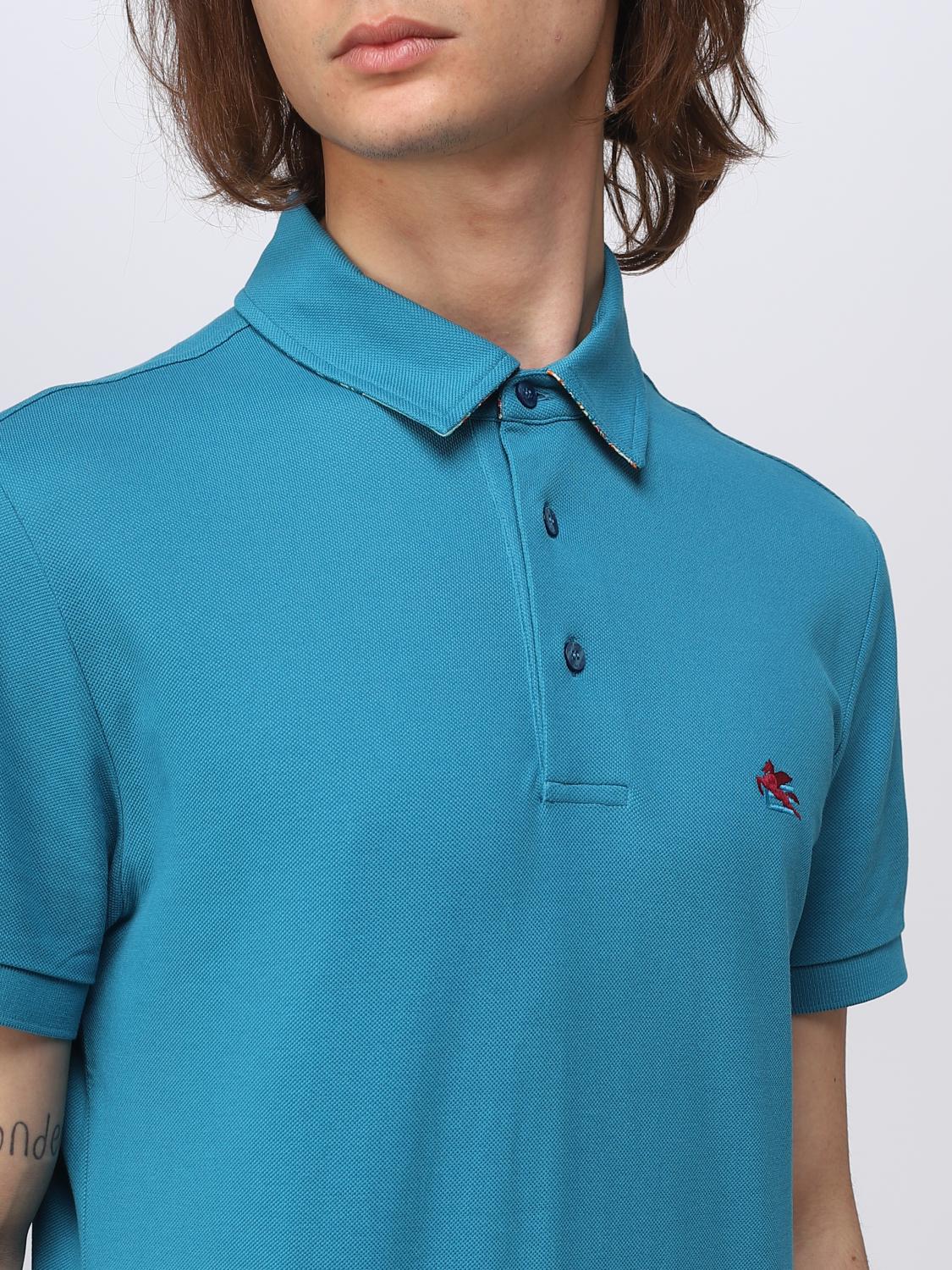 ETRO POLO: Polo hombre Etro, Azul Claro - Img 5