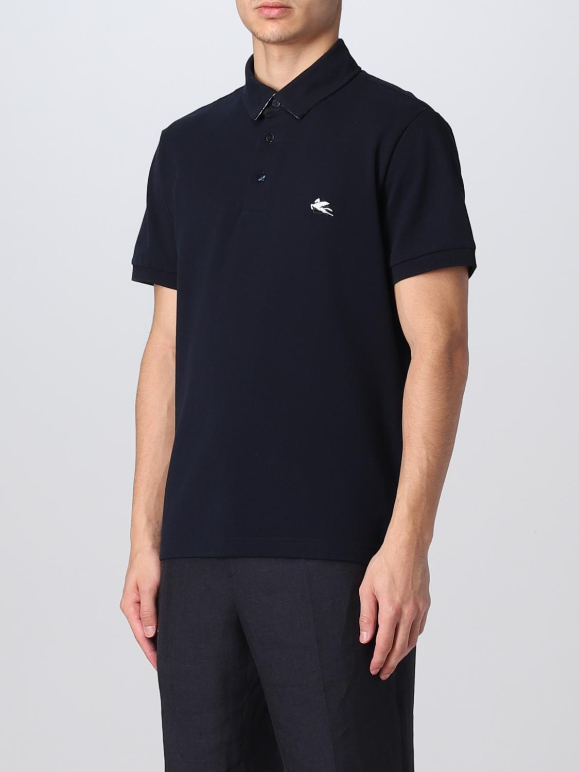 ETRO POLO: Polo hombre Etro, Azul Marino - Img 4