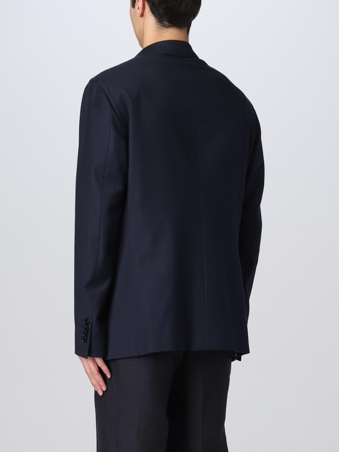 ETRO 西装外套: 西服外套 男士 Etro, 蓝色 - Img 3