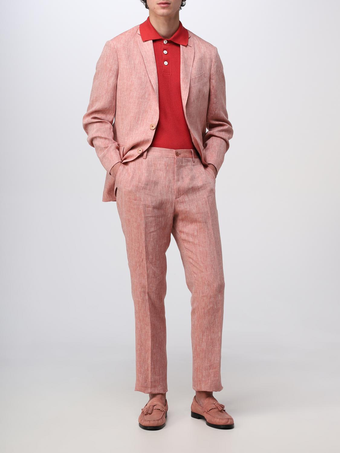ETRO BLAZER: Etro blazer in linen, Red - Img 2