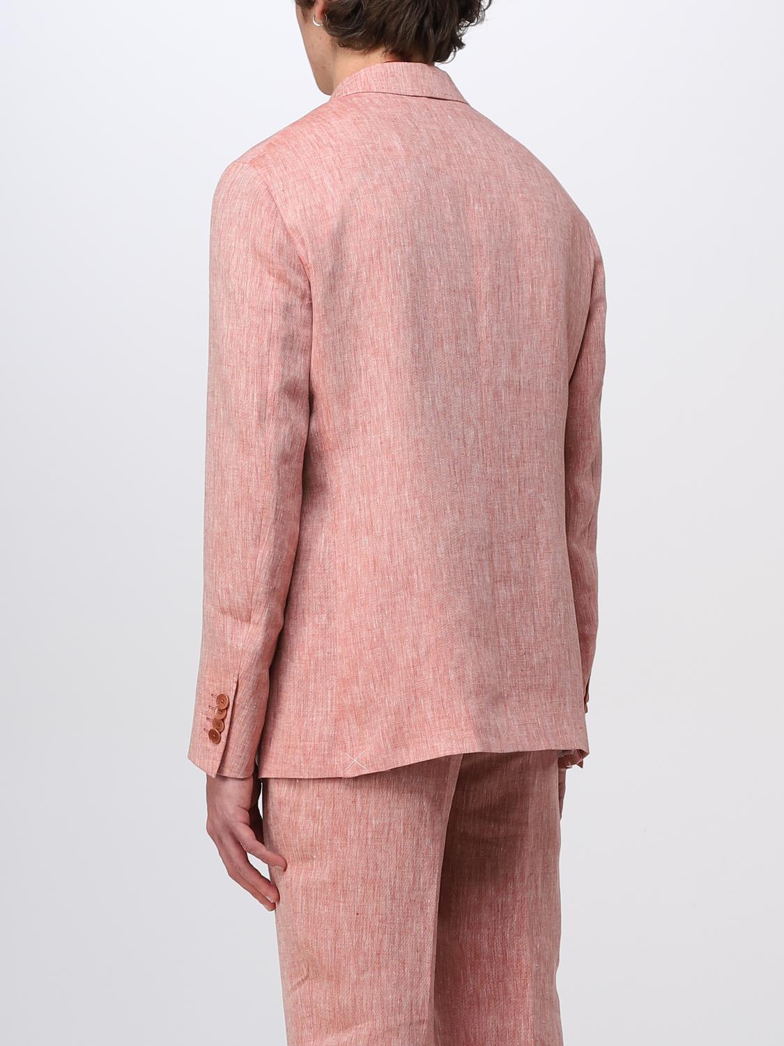 ETRO BLAZER: Etro blazer in linen, Red - Img 3