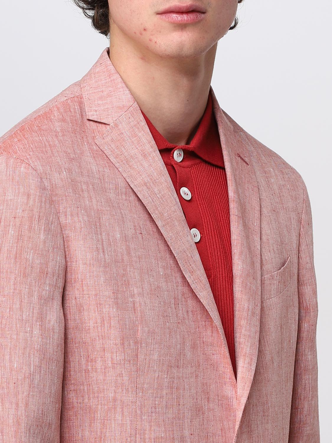 ETRO BLAZER: Etro blazer in linen, Red - Img 5
