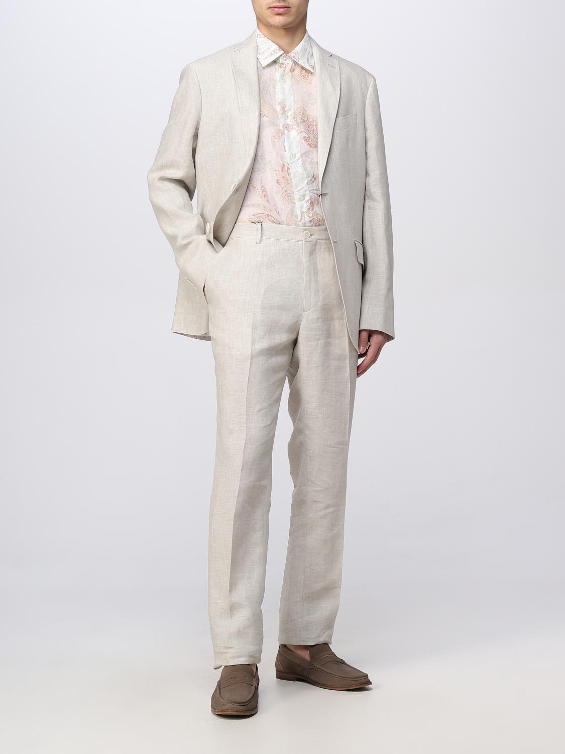 ETRO BLAZER: Etro blazer in linen, Sand - Img 2