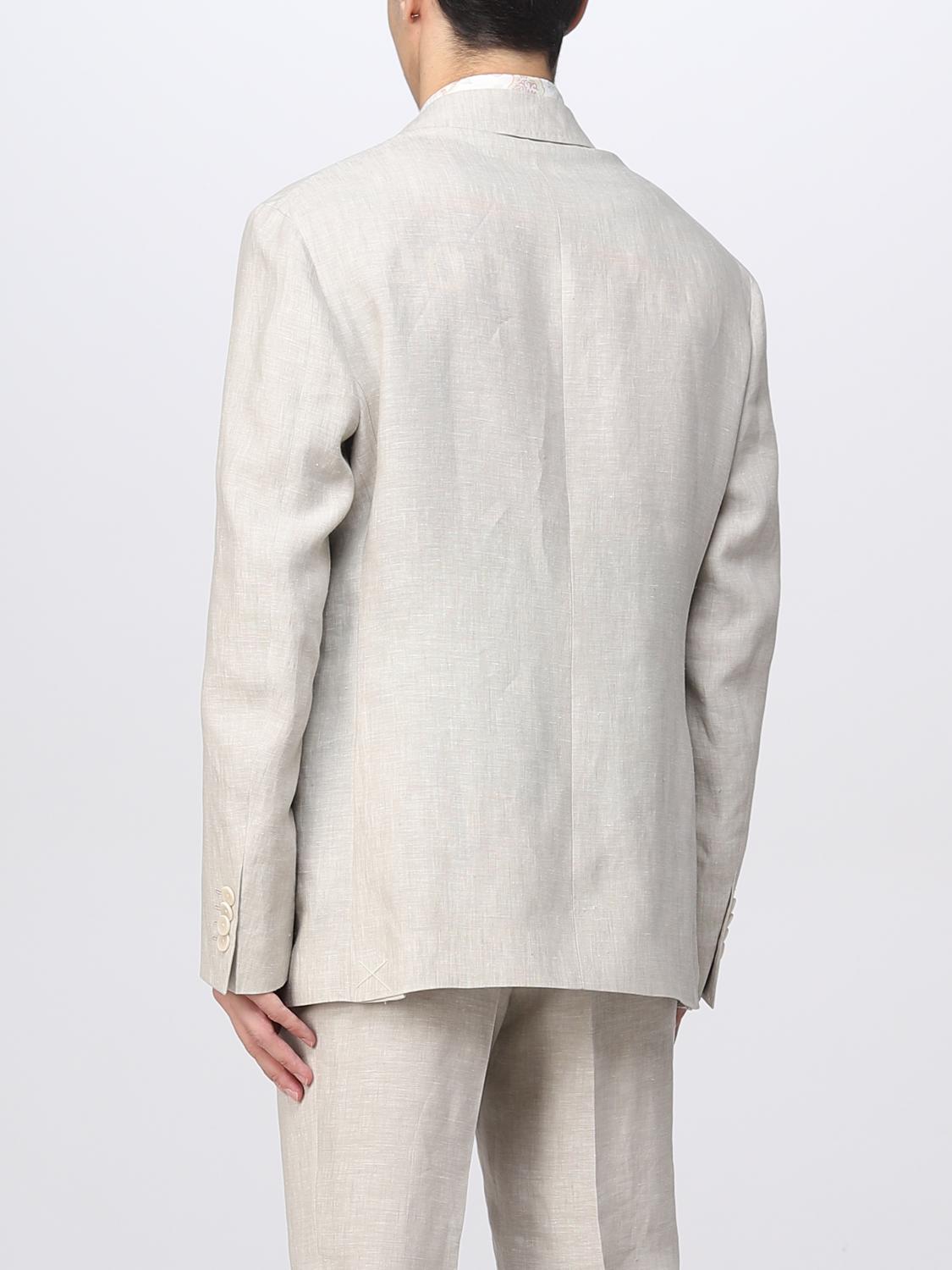 ETRO BLAZER: Etro blazer in linen, Sand - Img 3