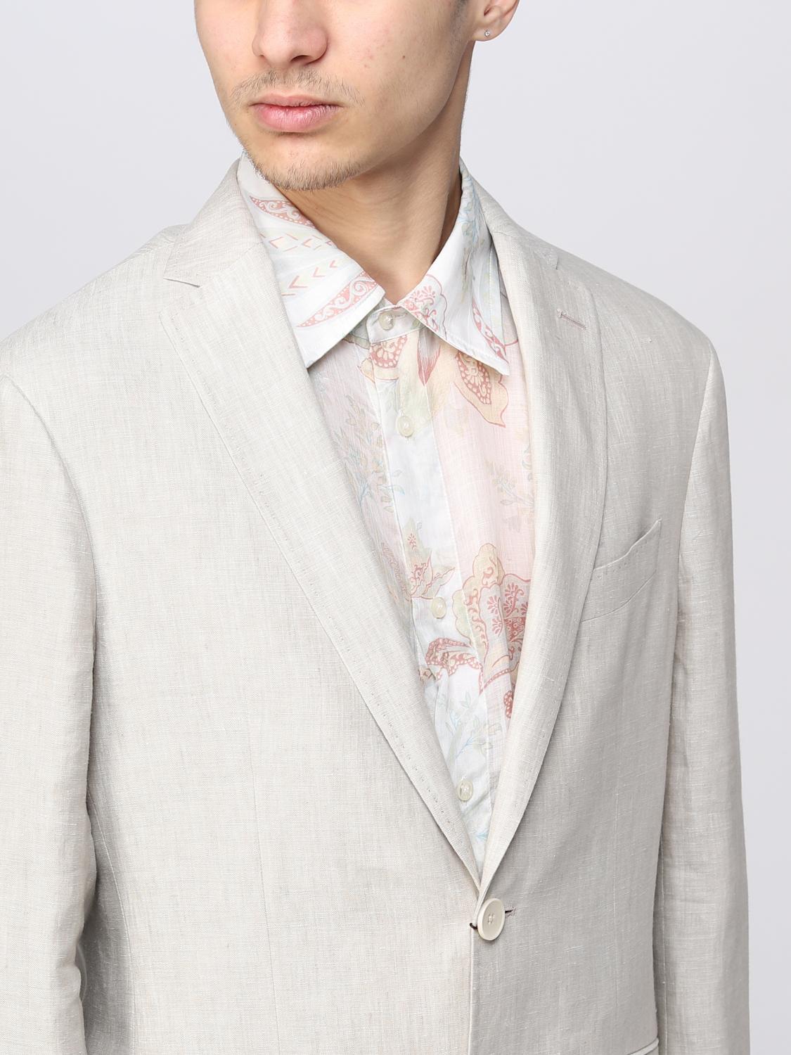 ETRO BLAZER: Etro blazer in linen, Sand - Img 5