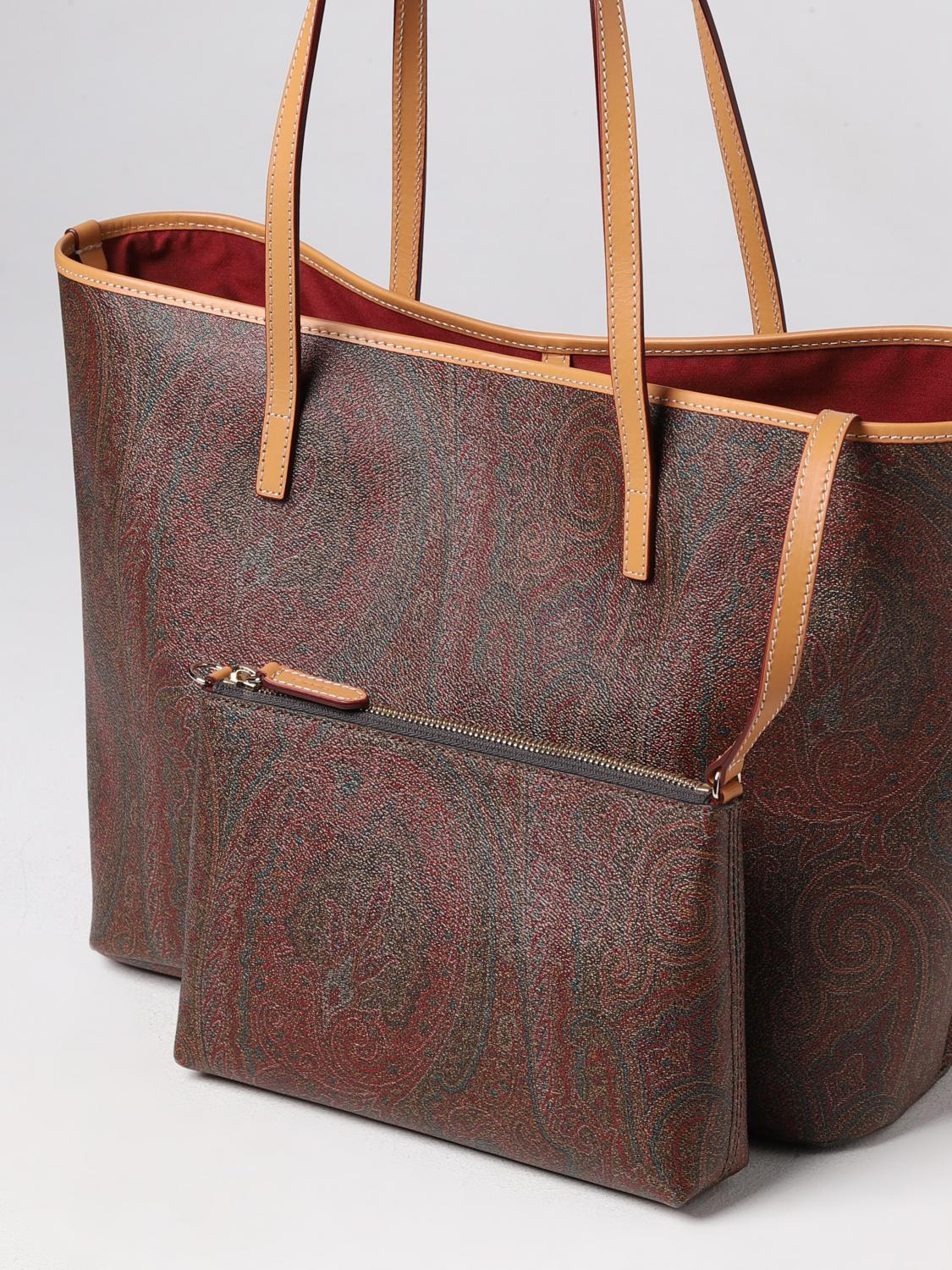 美品 ETRO エトロ トートバッグ ペイズリー PVCレザー A4 イタリア ショルダーバッグ ペイズリー エトロ トートバッグ メンズ 美品 希少