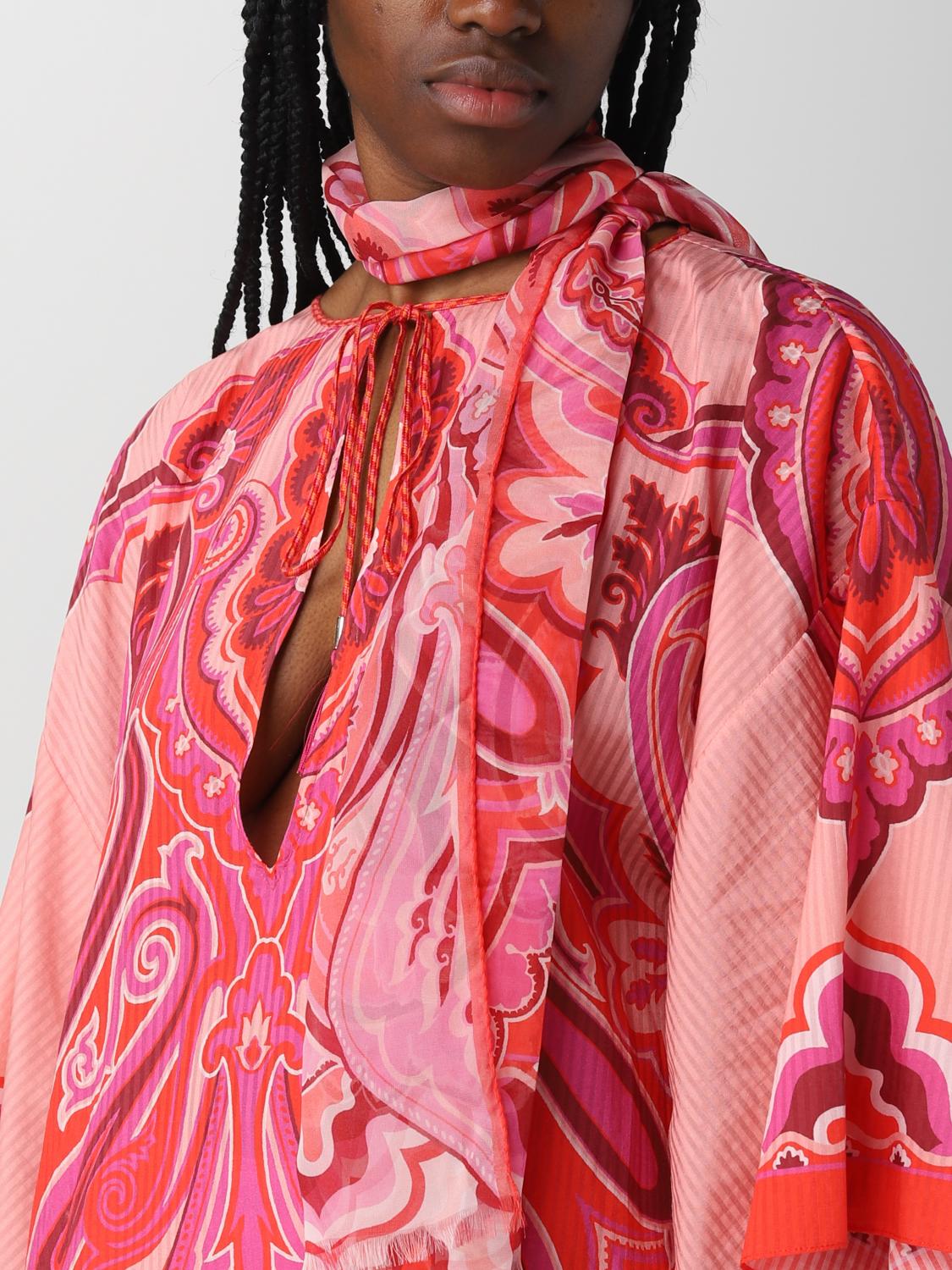 ETRO SCHAL: Schal damen Etro, Rot - Img 2