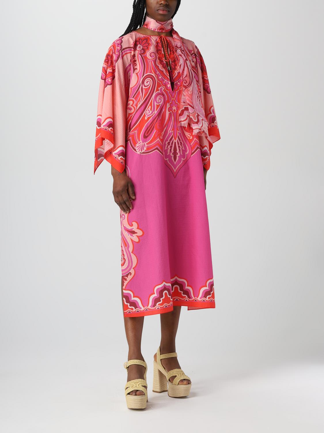 ETRO SCHAL: Schal damen Etro, Rot - Img 4