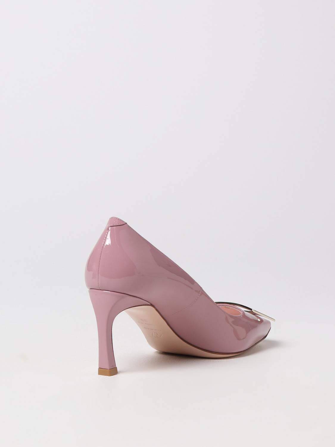 ROGER VIVIER DÉCOLLETÉ: Décolleté Trompette Roger Vivier in vernice, Rosa - Img 3