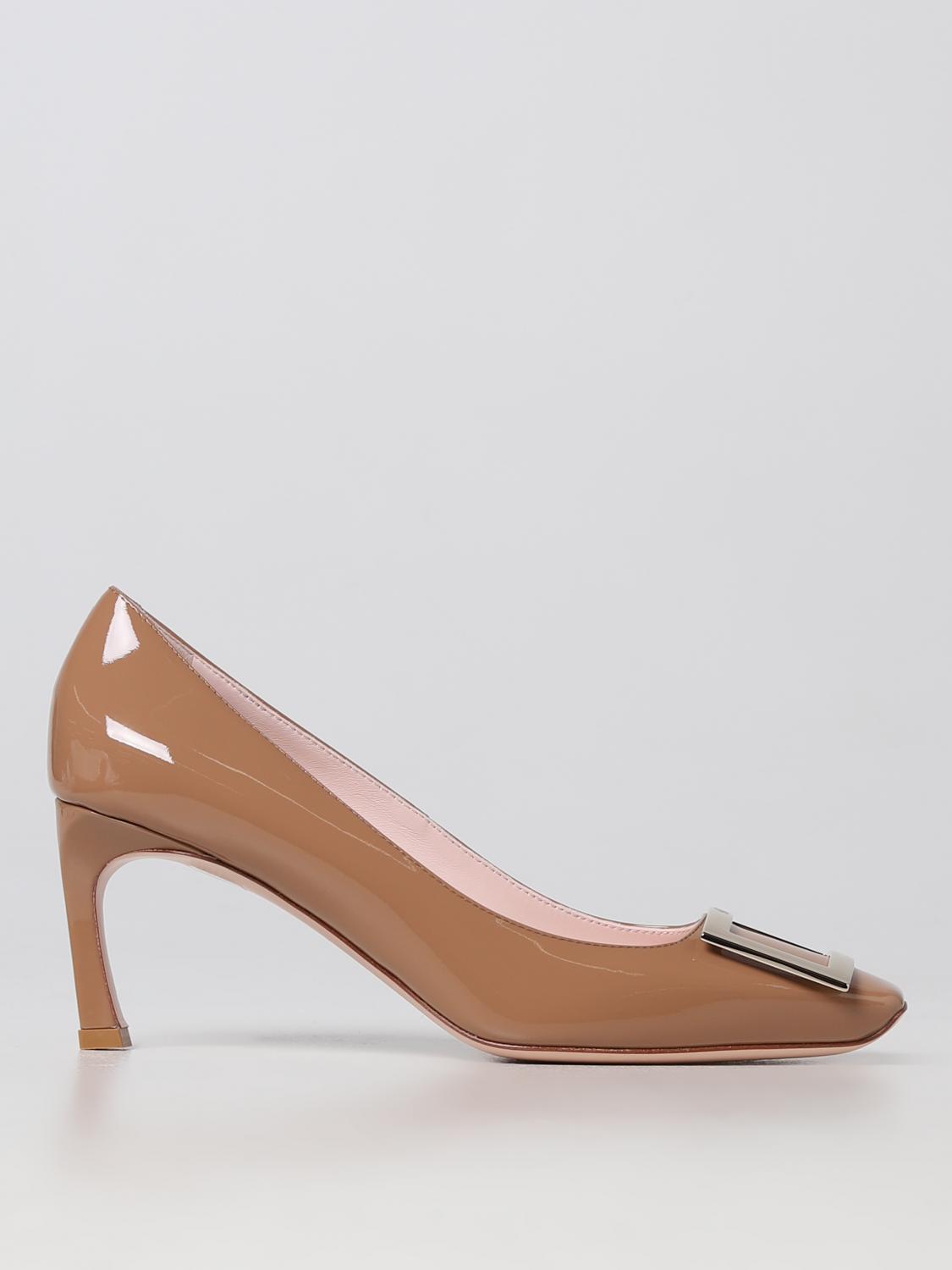 ROGER VIVIER DÉCOLLETÉ: Décolleté Trompette Roger Vivier in vernice, Cuoio - Img 1