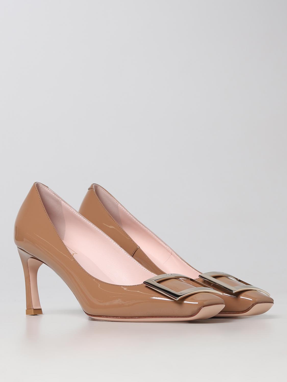 ROGER VIVIER DÉCOLLETÉ: Décolleté Trompette Roger Vivier in vernice, Cuoio - Img 2