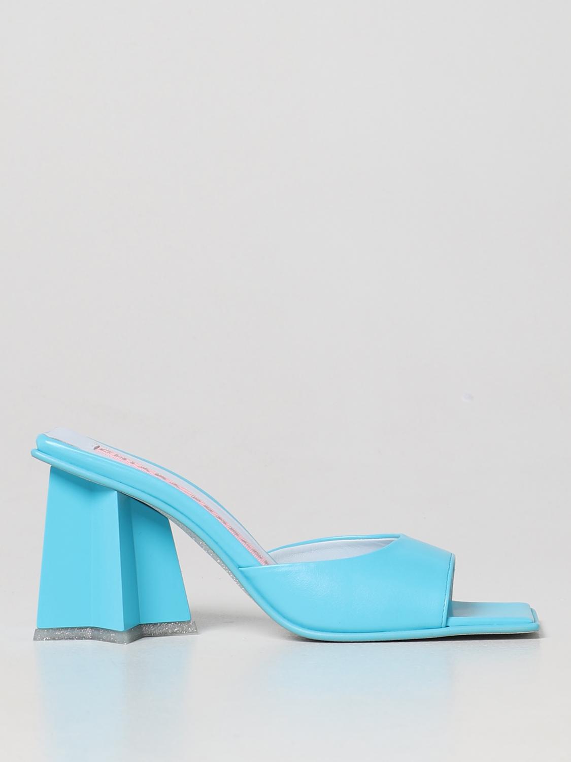CHIARA FERRAGNI HEELED SANDALS: Shoes woman Chiara Ferragni, Blue - Img 1