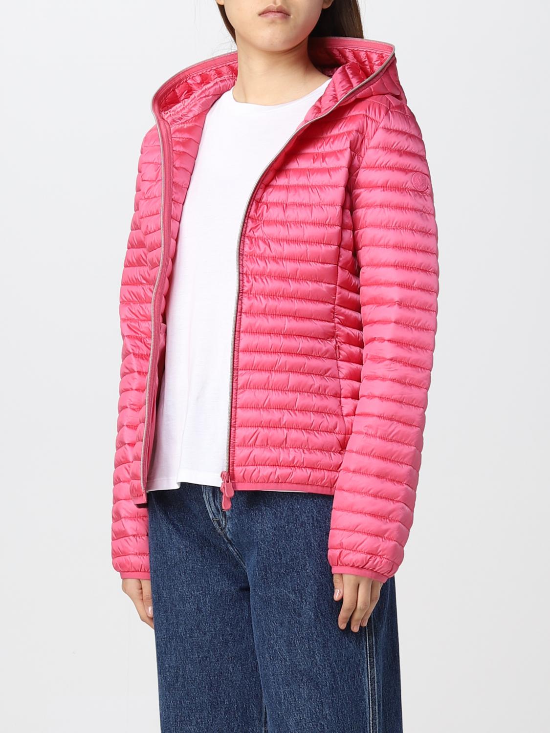 ジャケット SAVE THE DUCK Woman Jacket Fuchsia D36670WWIND 80037 Save The Duck Outlet: Jacket woman - Fuchsia | Save The Duck