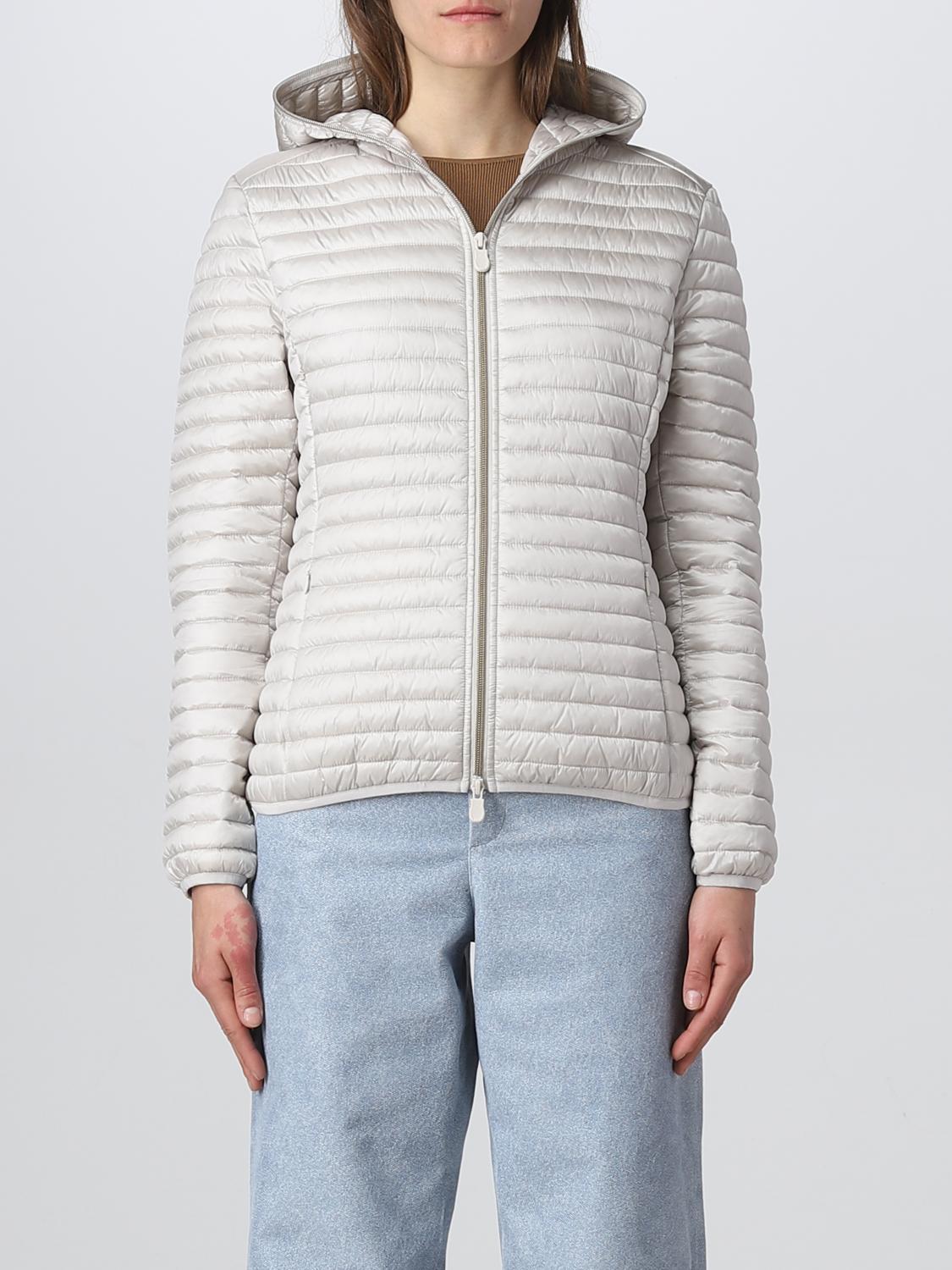 ジャケット SAVE THE DUCK Woman Jacket Beige D43620WIRIS19 40034 SAVE THE DUCK: Coat woman - Beige | Save The Duck jacket