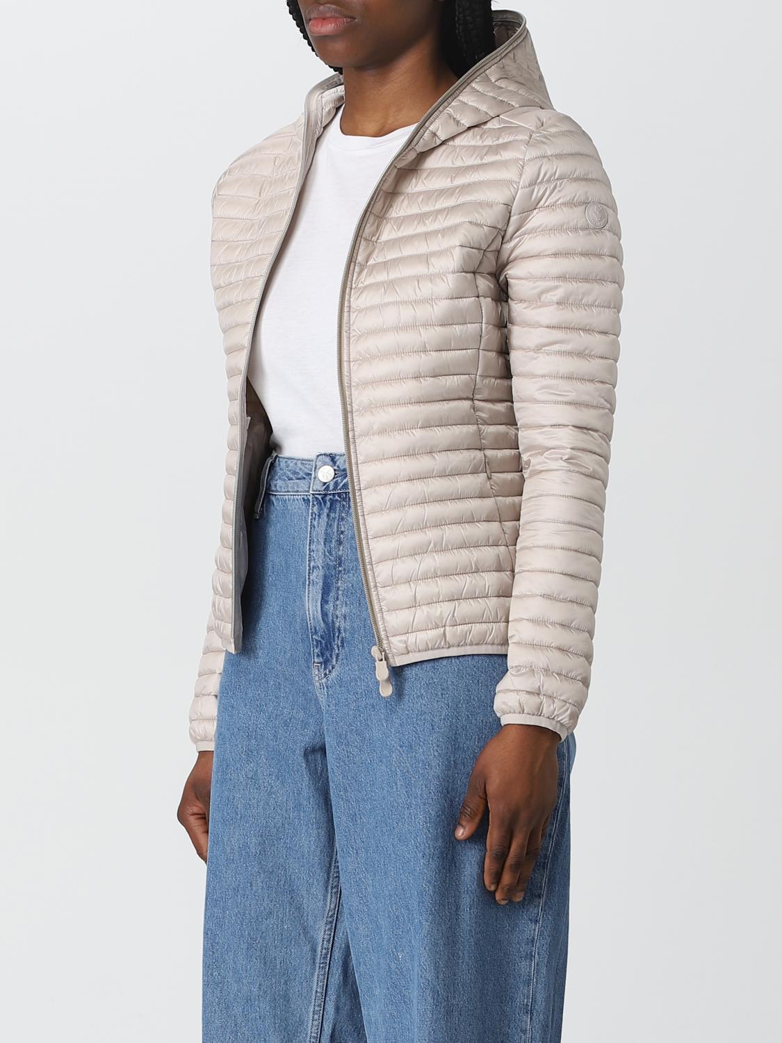 SAVE THE DUCK JACKET: Jacket woman Save The Duck, Sand - Img 3