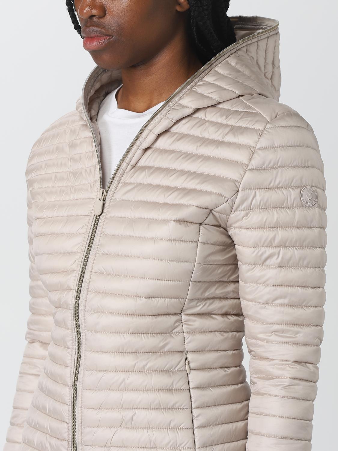 ジャケット SAVE THE DUCK Woman Jacket Sand D33620WIRIS19 40039 Save The Duck Outlet: Jacket woman - Sand | Save The Duck