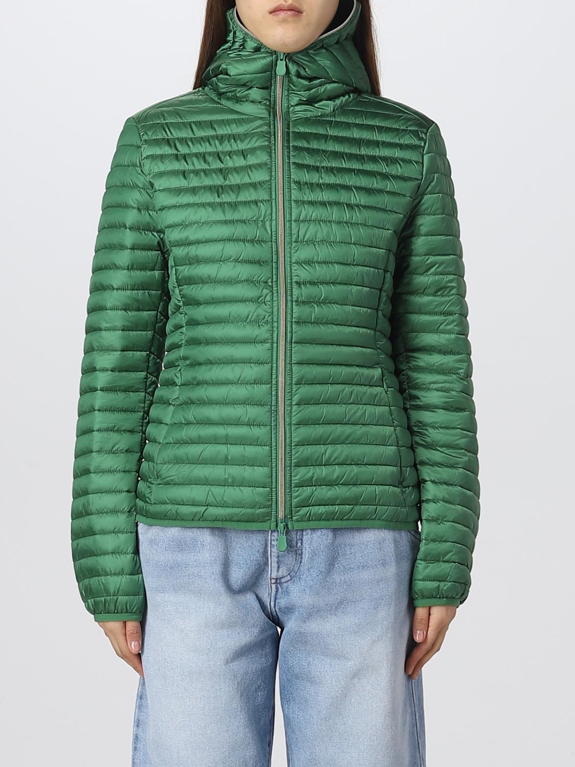 SAVE THE DUCK JACKET: Jacket woman Save The Duck, Forest Green - Img 1