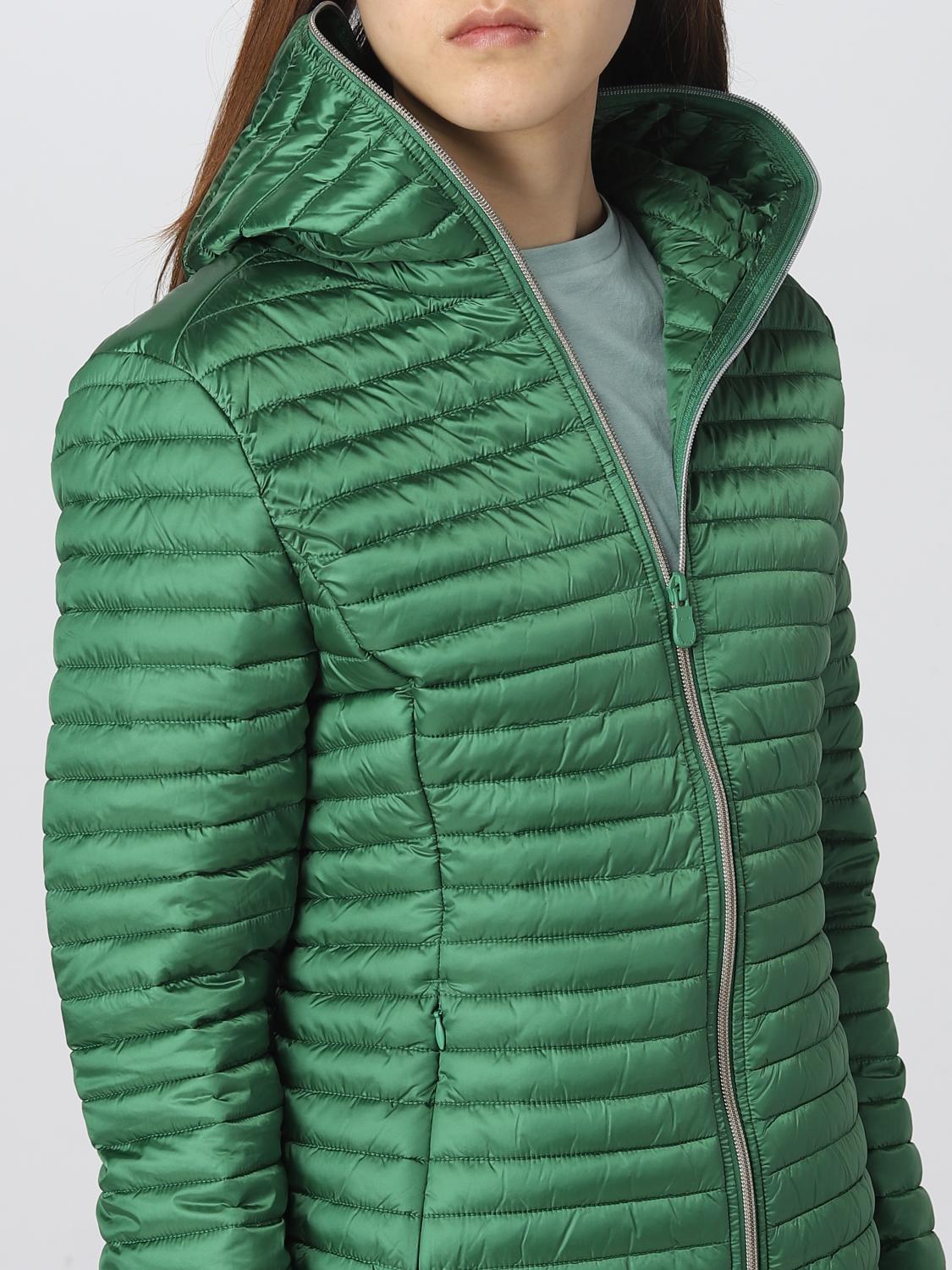 SAVE THE DUCK JACKET: Jacket woman Save The Duck, Forest Green - Img 4