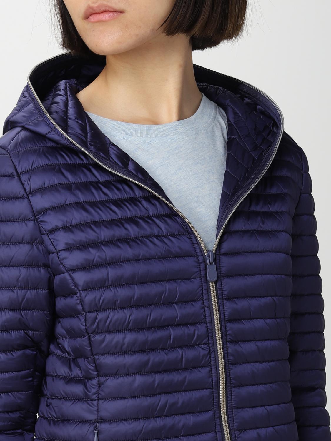 SAVE THE DUCK JACKET: Jacket woman Save The Duck, Blue 2 - Img 4