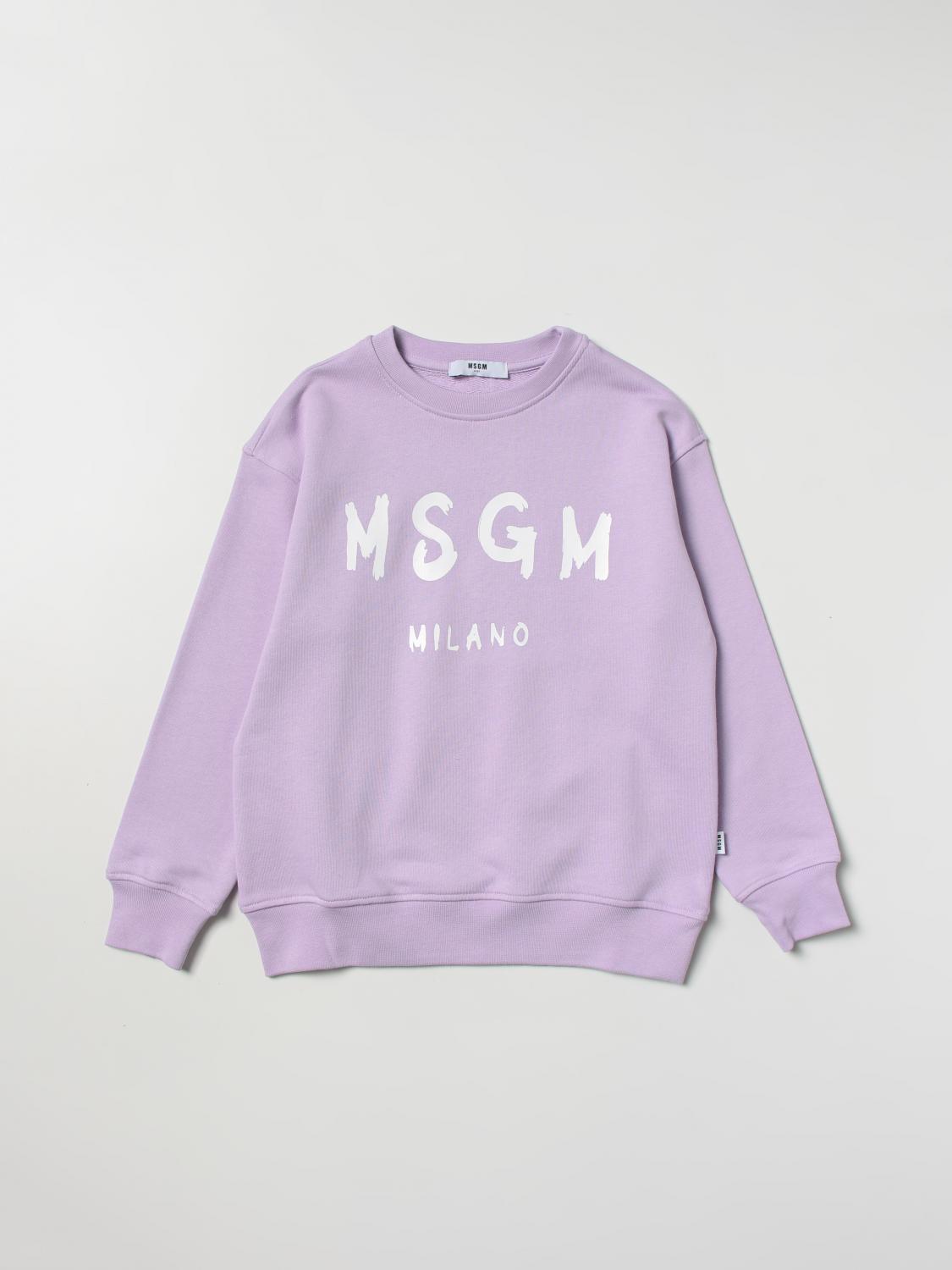 MSGM KIDS 毛衣: 毛衣 儿童 MSGM Kids, 淡紫色 - Img 1
