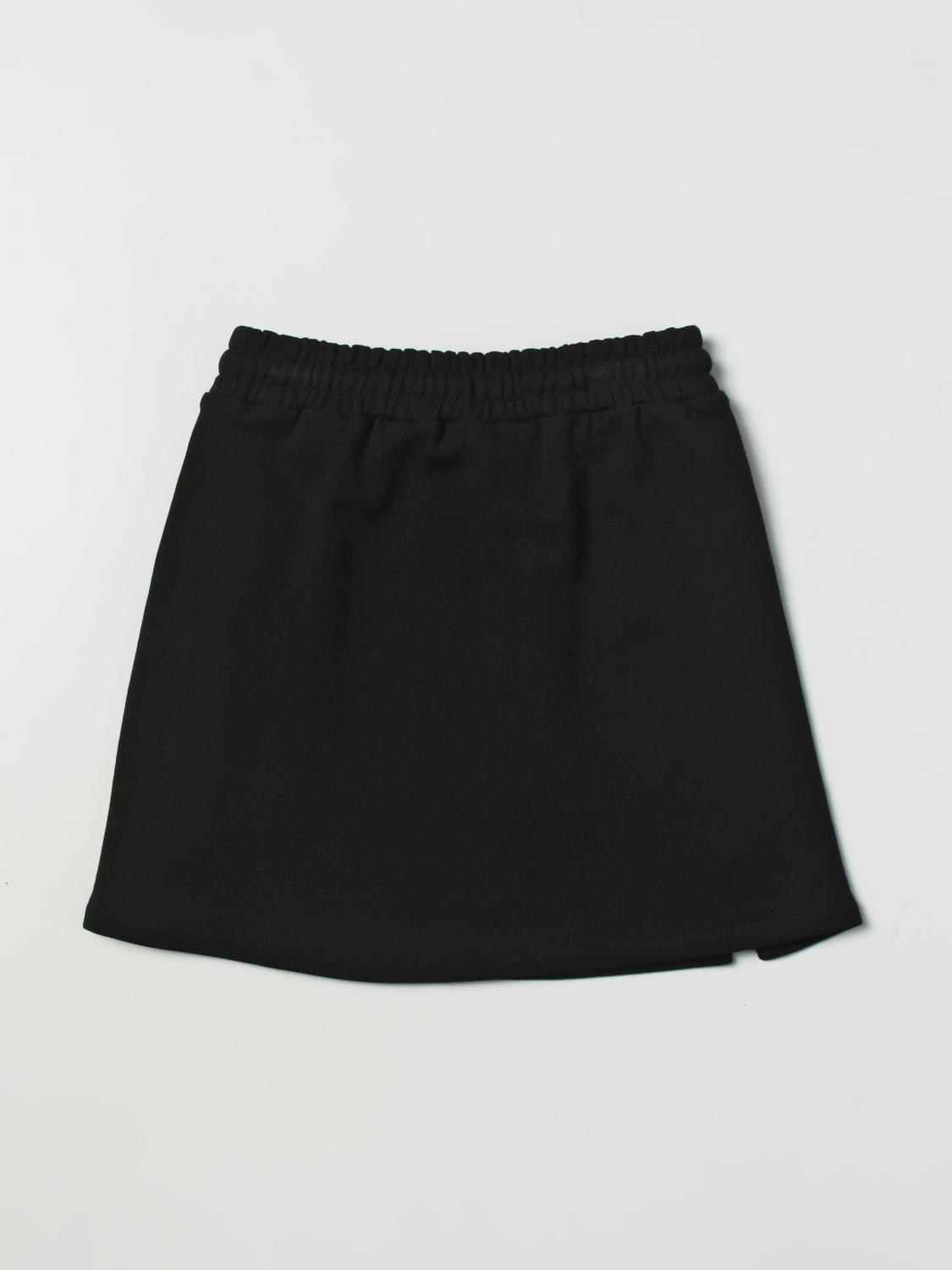 MSGM KIDS GONNA: Gonna MSGM Kids in cotone, Nero - Img 2