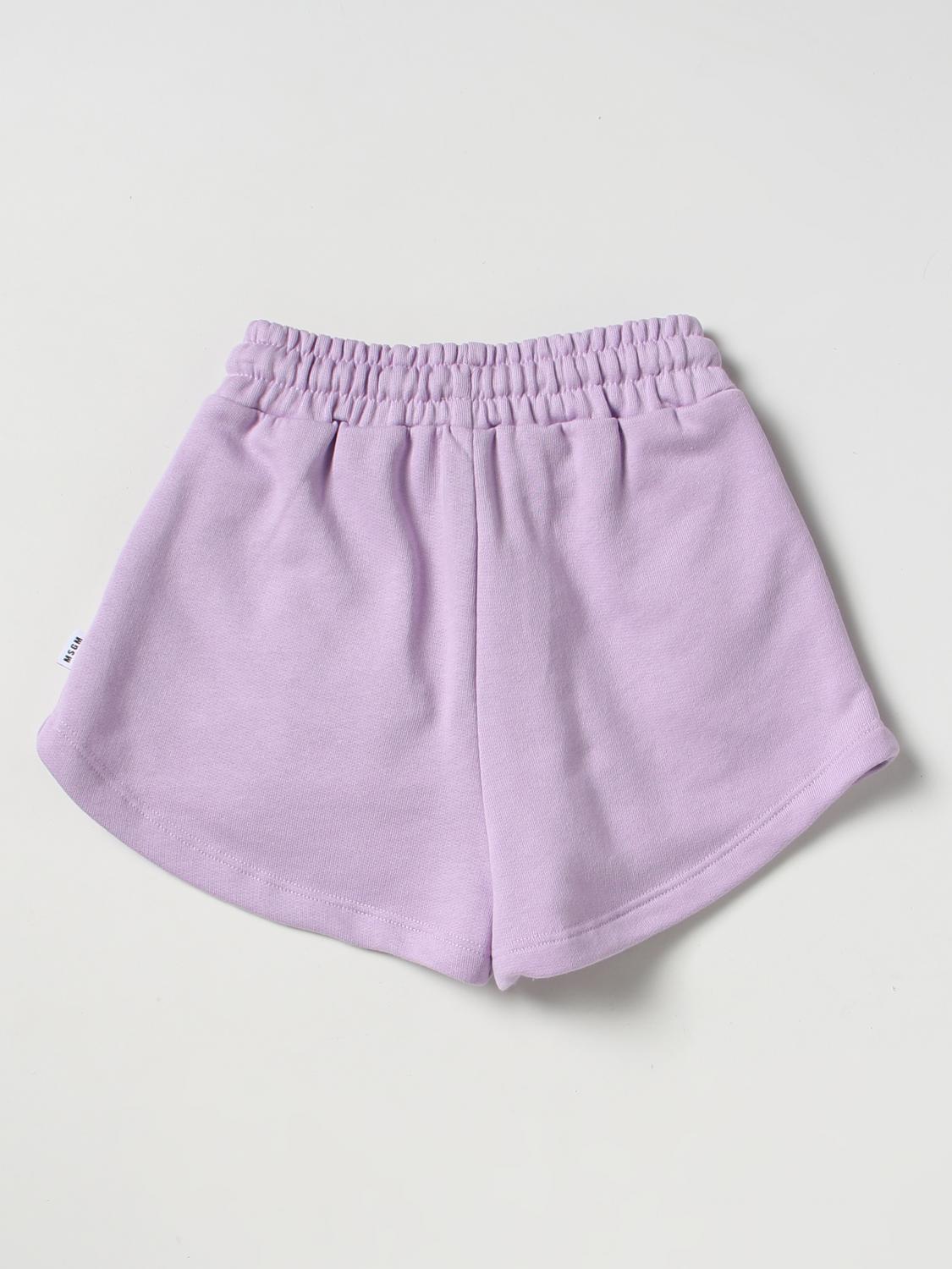 MSGM KIDS SHORTS: Short kids MSGM Kids, Lilac - Img 2