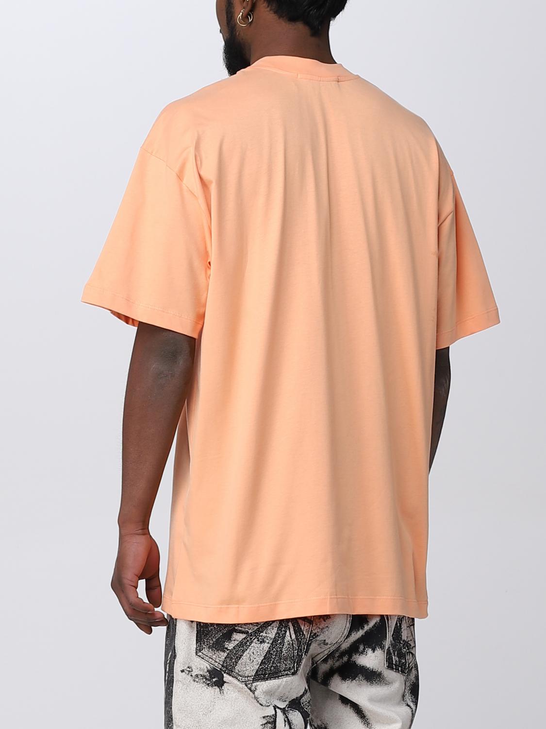 MSGM T-SHIRT: T-shirt herren MSGM, Orange - Img 3