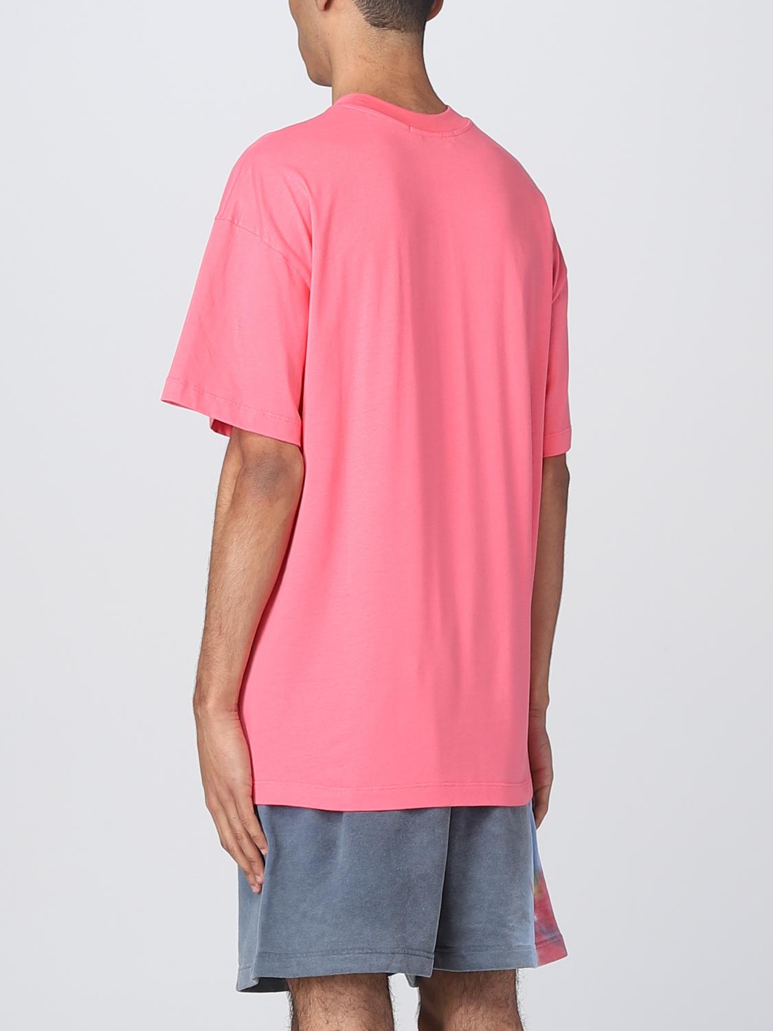 MSGM T-SHIRT: T-shirt herren MSGM, Fuchsia - Img 3