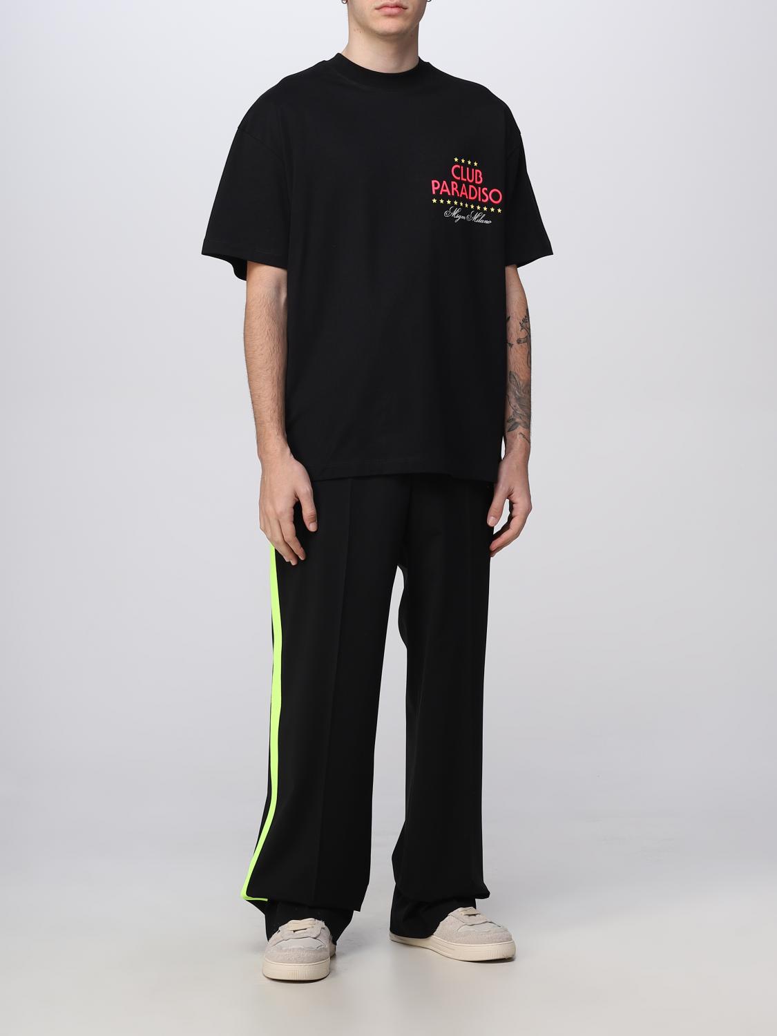 MSGM PANTALONI: Pantalone MSGM in lana vergine stretch, Nero - Img 2