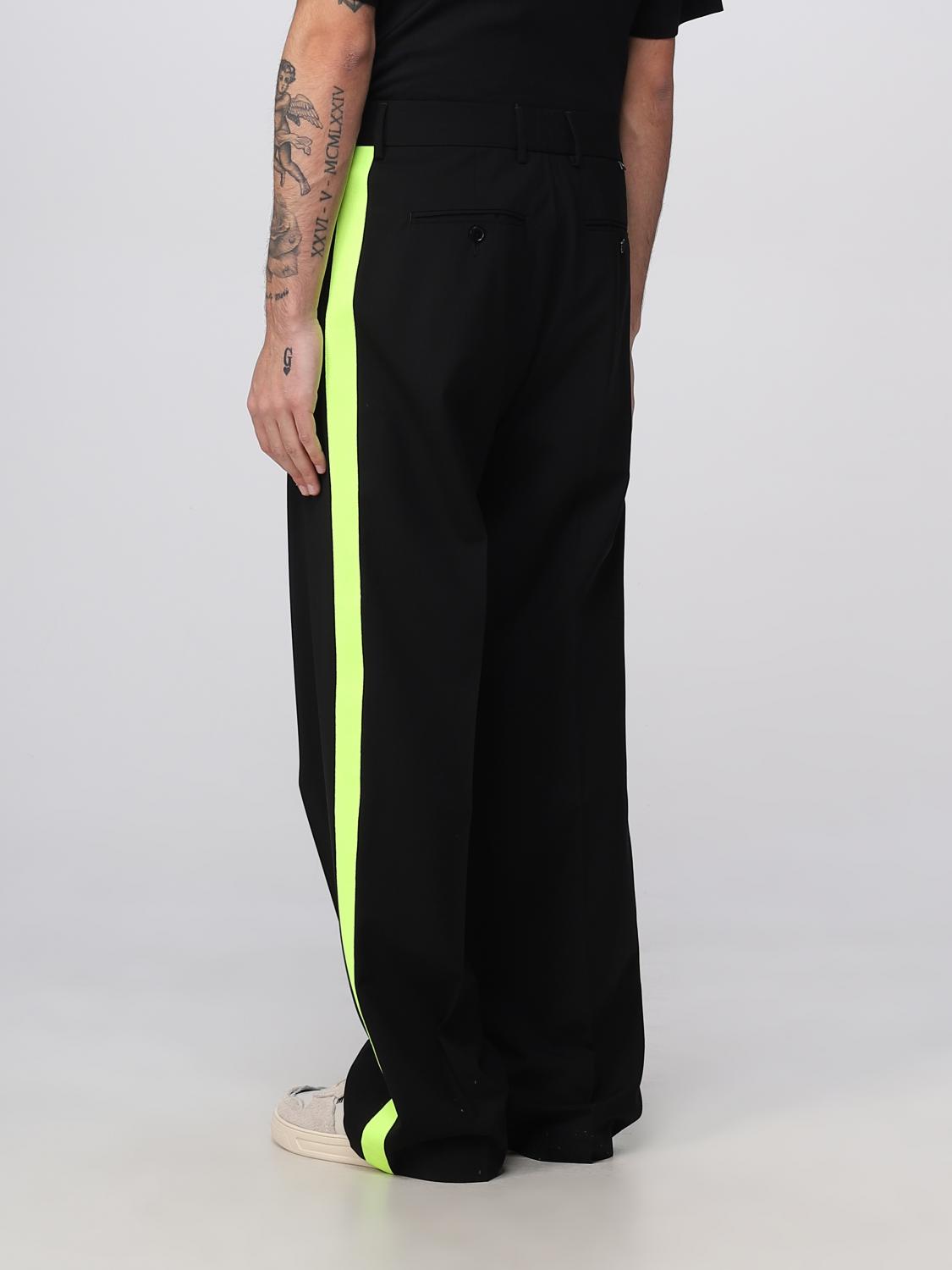 MSGM PANTALONI: Pantalone MSGM in lana vergine stretch, Nero - Img 3