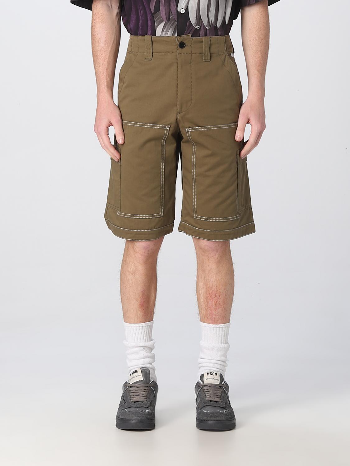 MSGM PANTALONES CORTOS: Pantalones cortos hombre MSGM, Verde - Img 1