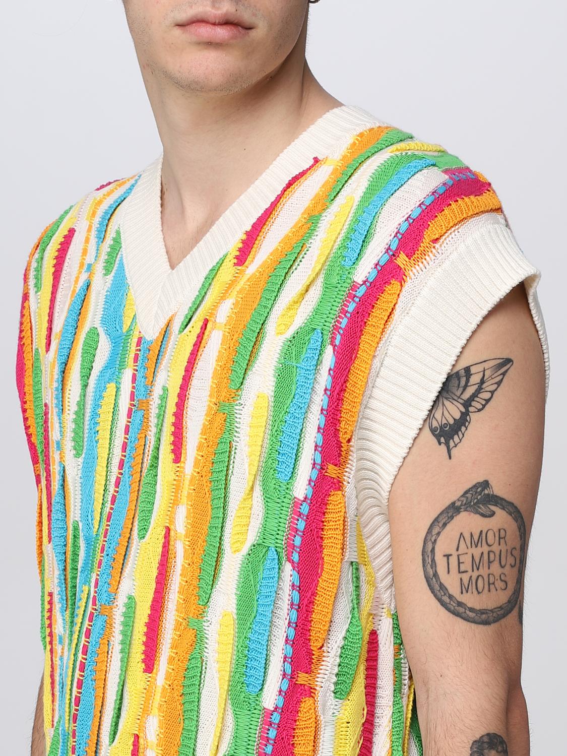 MSGM PULLOVER: Pullover herren MSGM, Weiß - Img 4