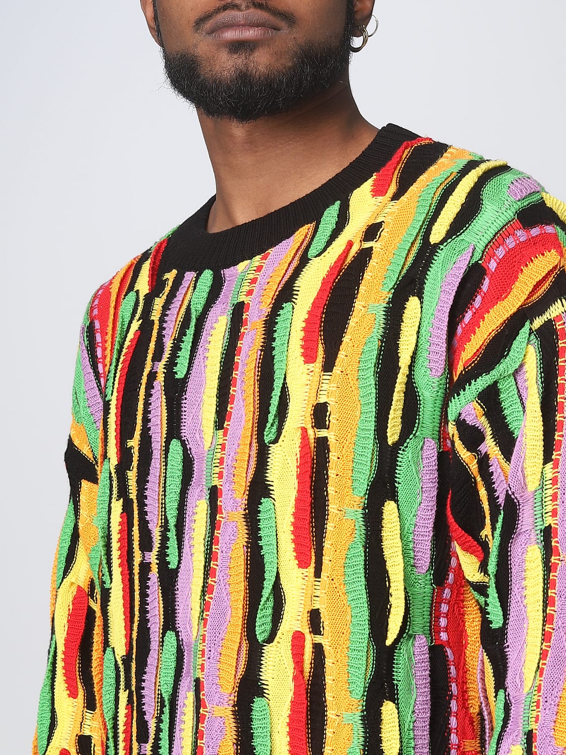 MSGM MAGLIA: Maglia msgm in cotone, Nero - Img 4