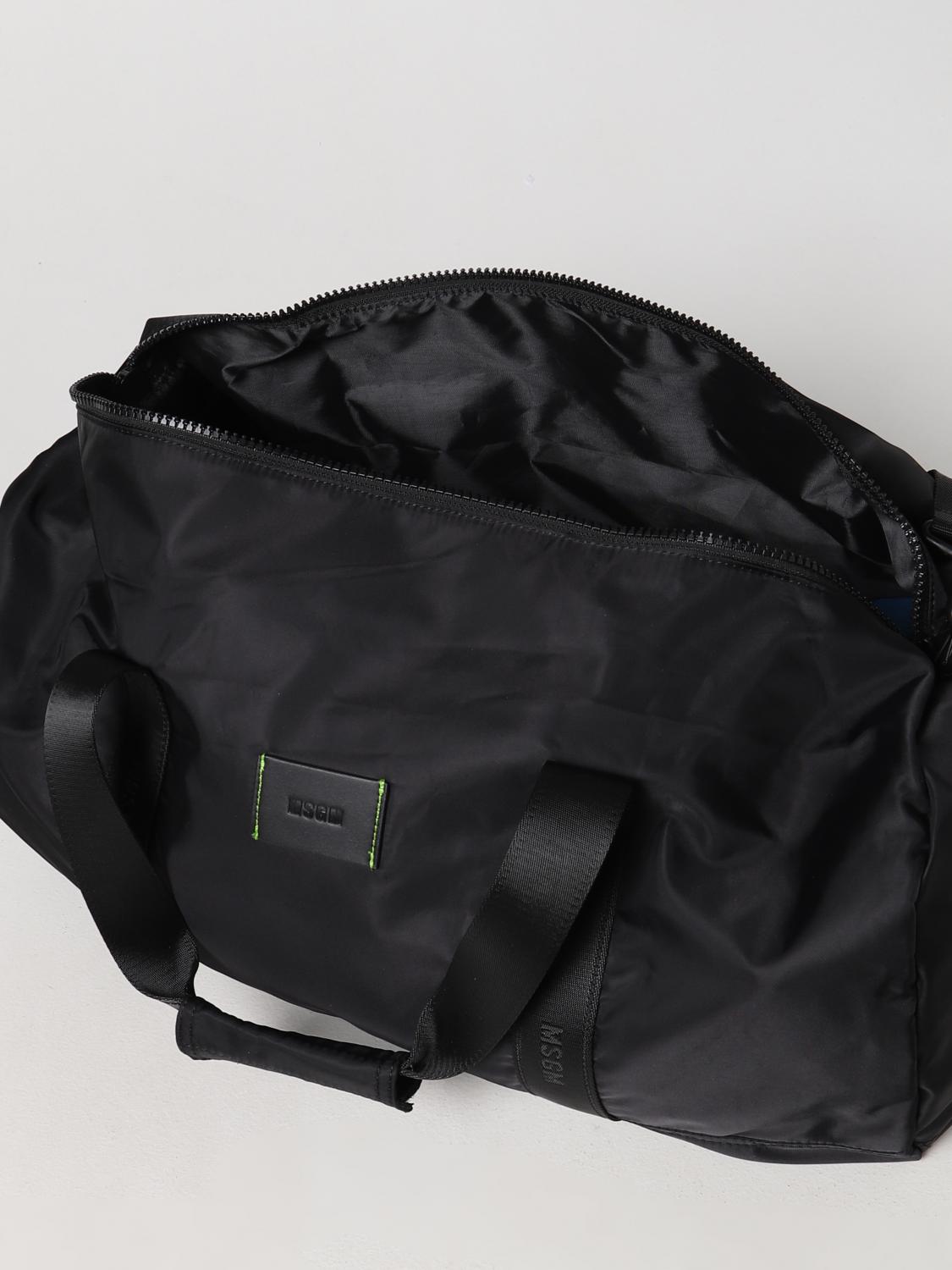 MSGM TRAVEL BAG: MSGM bag in nylon, Black - Img 4
