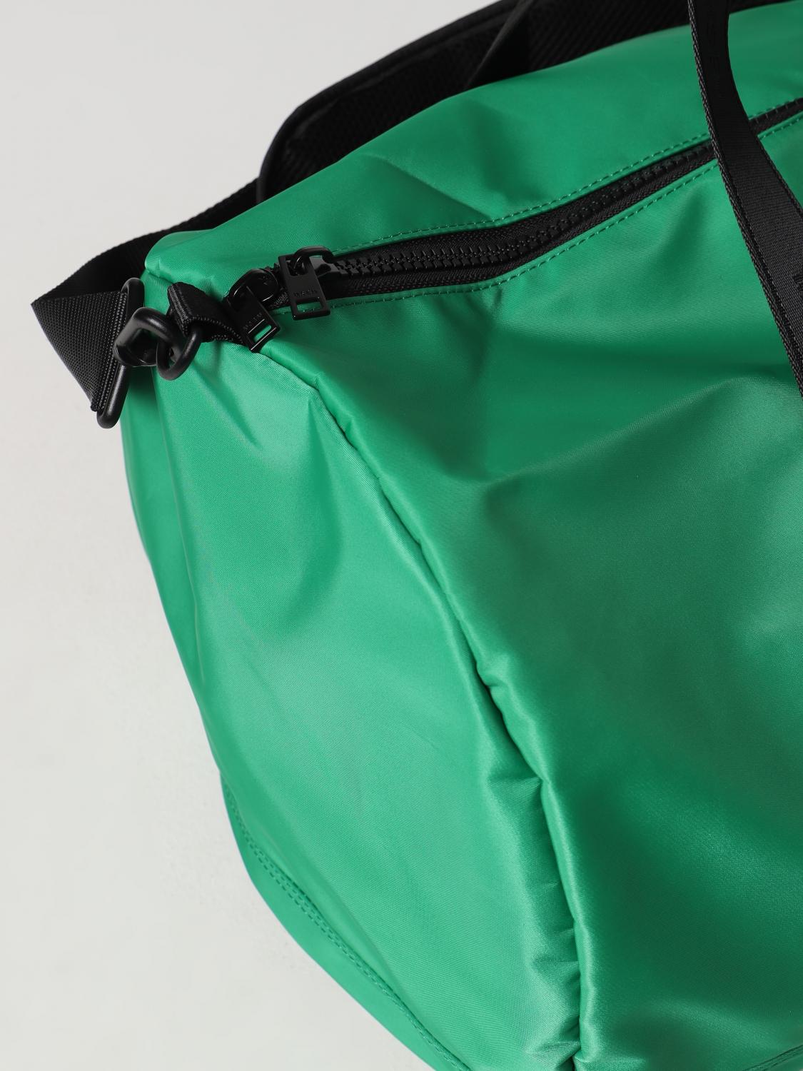 MSGM TRAVEL BAG: MSGM bag in nylon, Green - Img 3