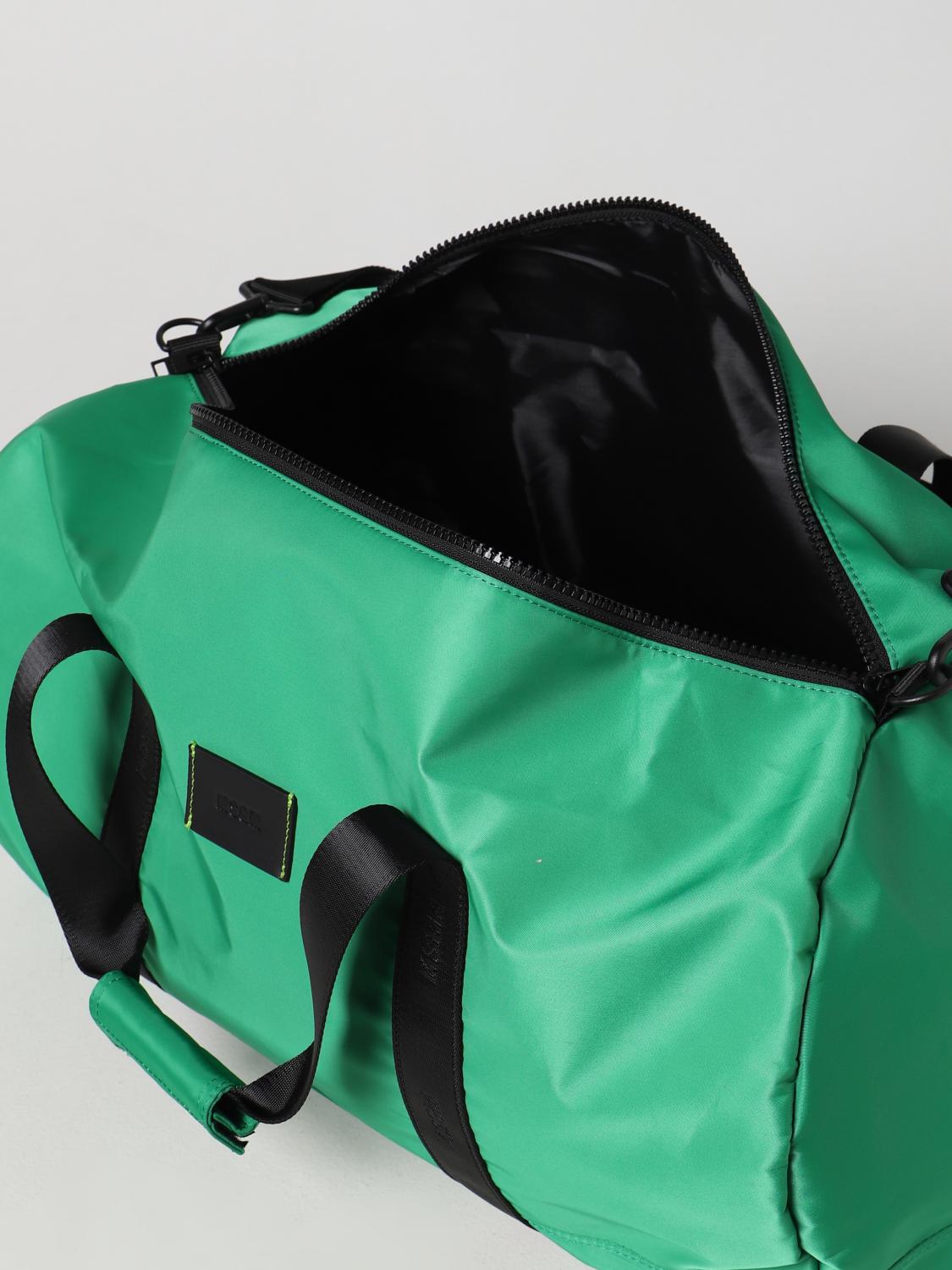 MSGM TRAVEL BAG: MSGM bag in nylon, Green - Img 4