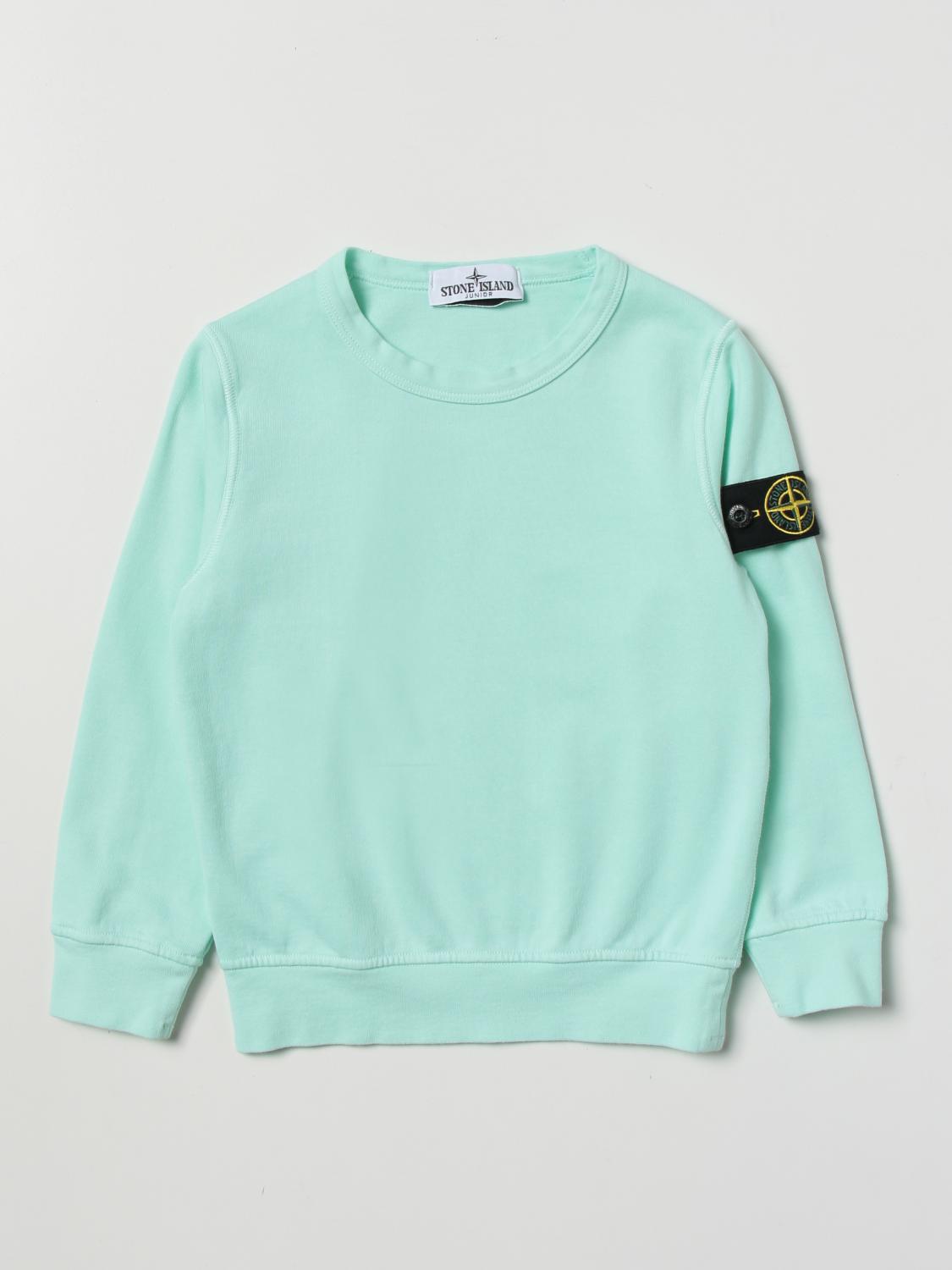 STONE ISLAND JUNIOR PULL: Pull enfant Stone Island, Vert - Img 1