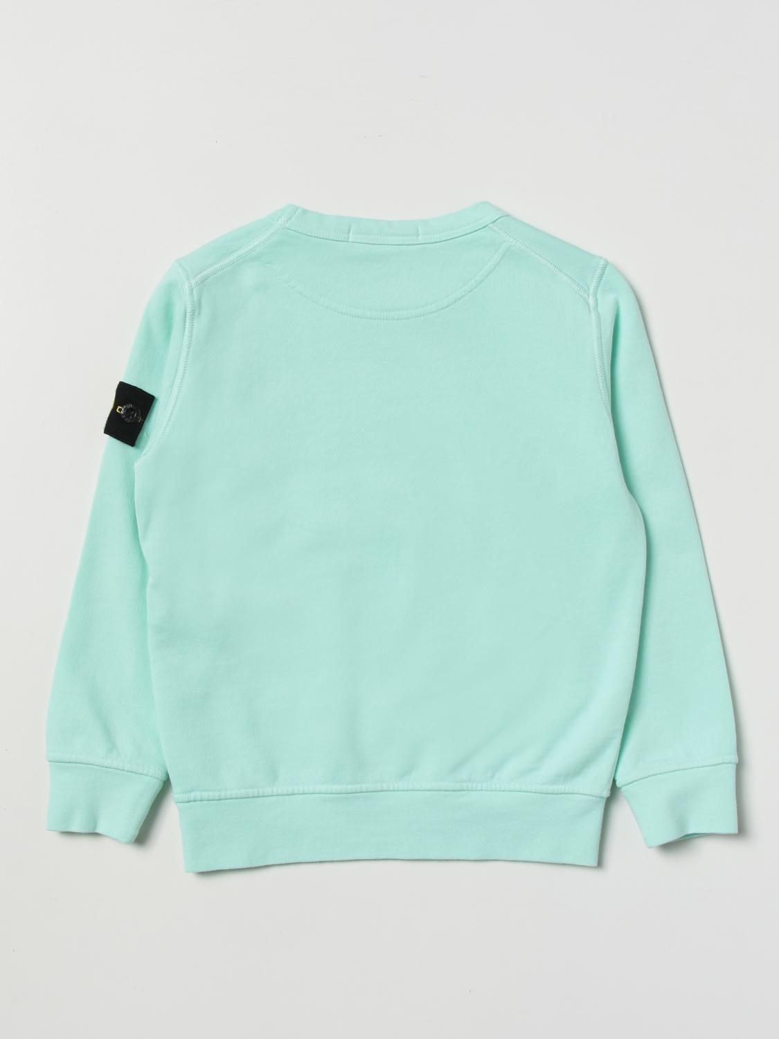 STONE ISLAND JUNIOR PULL: Pull enfant Stone Island, Vert - Img 2