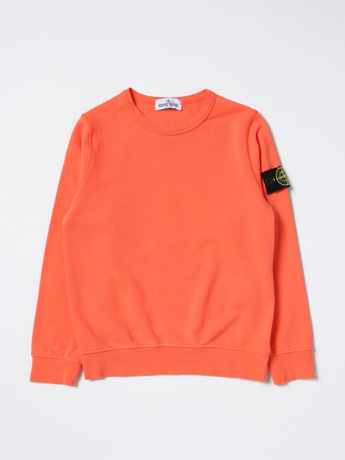 STONE ISLAND JUNIOR PULLOVER: Pullover kinder Stone Island, Korall - Img 1