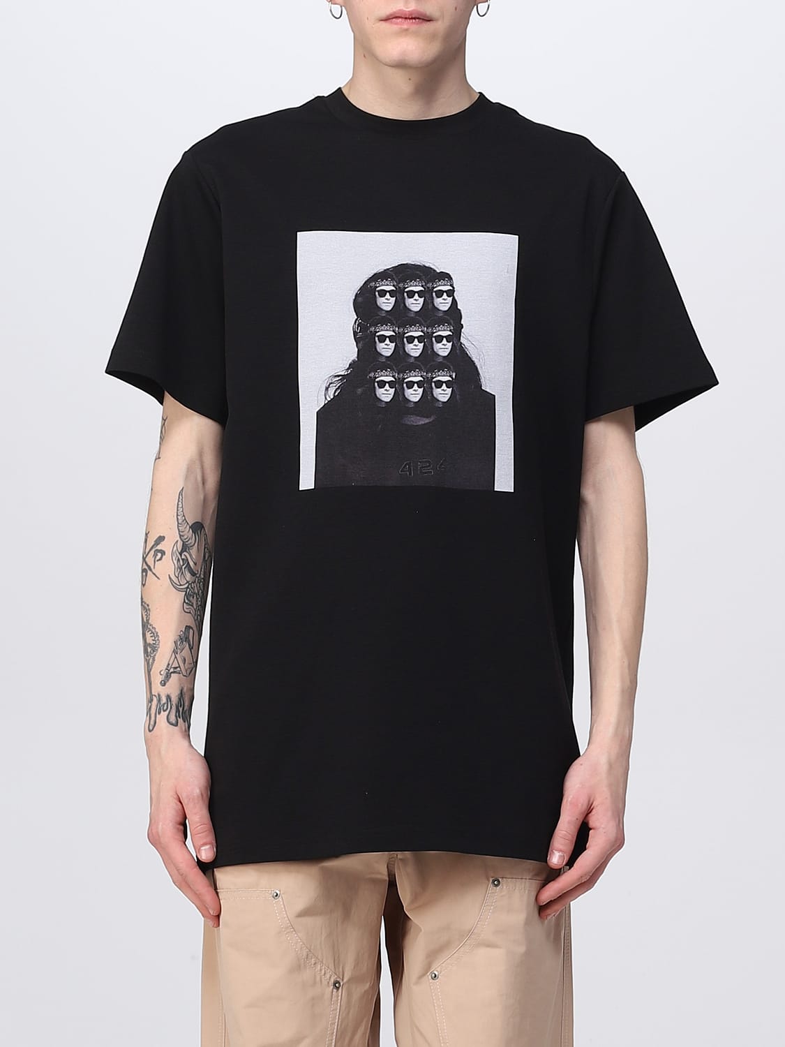 424 CAMISETA: Camiseta hombre 424, Negro - Img 1