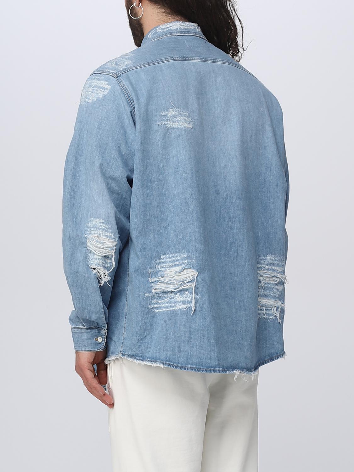 424 CHEMISE: Blazer homme 424, Denim - Img 2