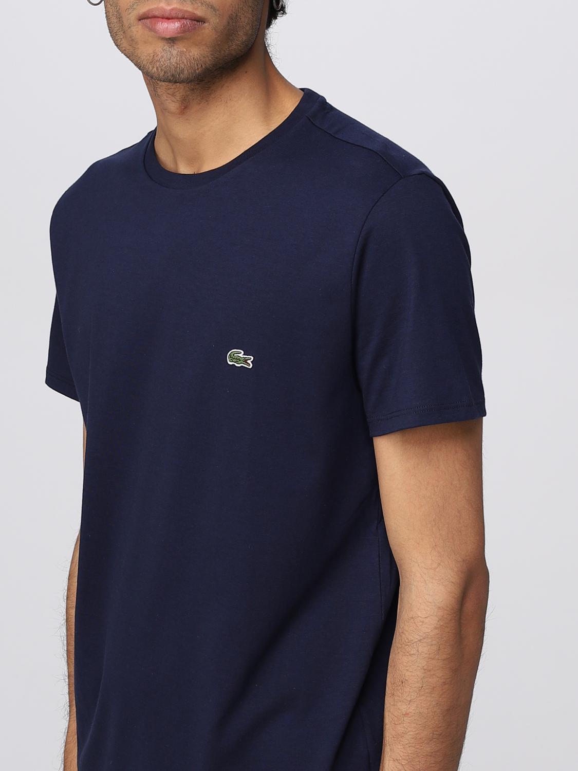 LACOSTE CAMISETA: Camiseta hombre Lacoste, Azul Oscuro - Img 4