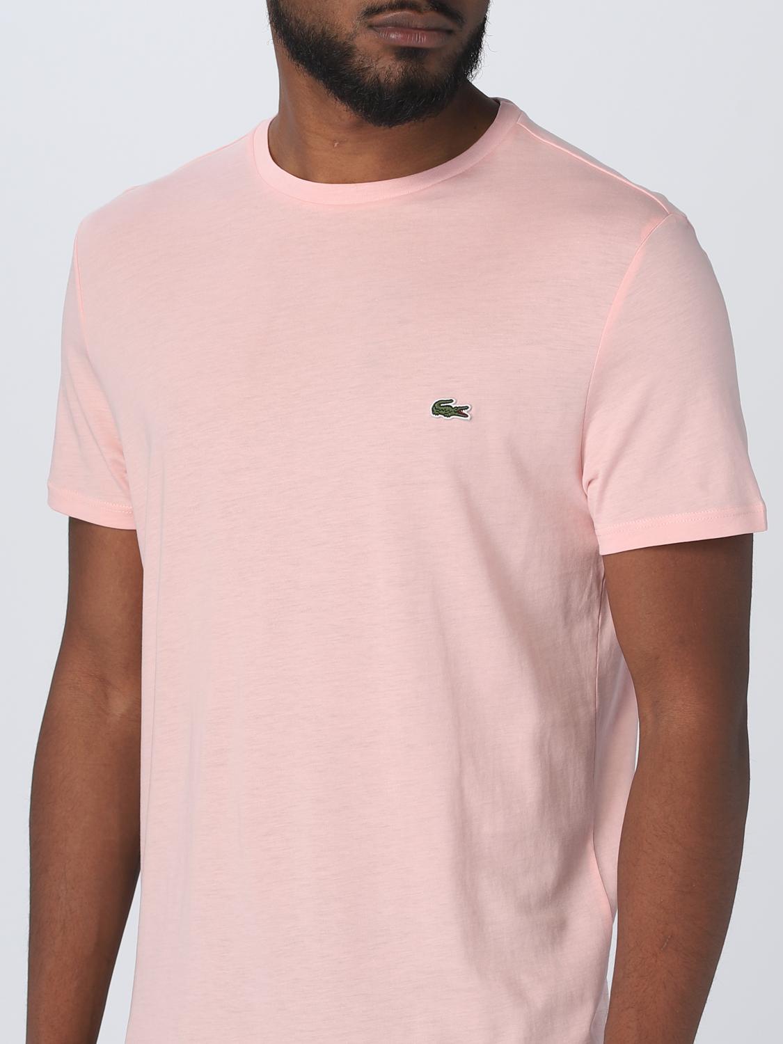 LACOSTE CAMISETA: Camiseta hombre Lacoste, Rosa - Img 3