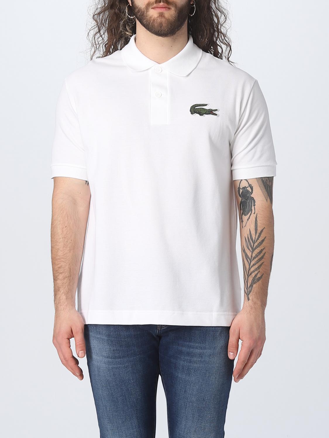 LACOSTE POLO SHIRT: Polo shirt men Lacoste, White - Img 1