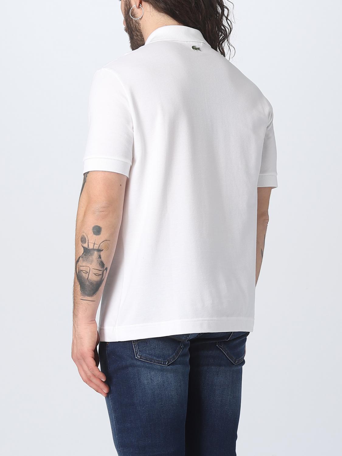 LACOSTE POLO SHIRT: Polo shirt men Lacoste, White - Img 2