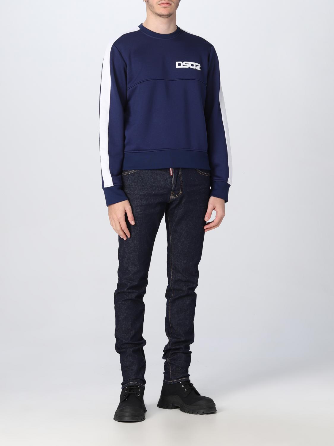 DSQUARED2 JEANS: Jeans hombre Dsquared2, Azul Oscuro - Img 2