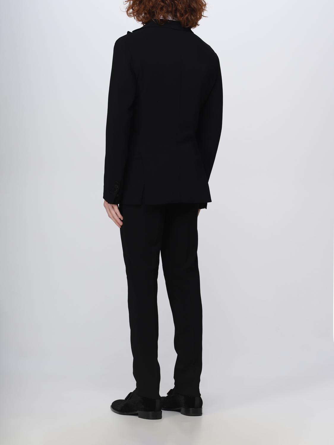 DSQUARED2 西服套装: 西服套装 男士 Dsquared2, 黑色 - Img 3