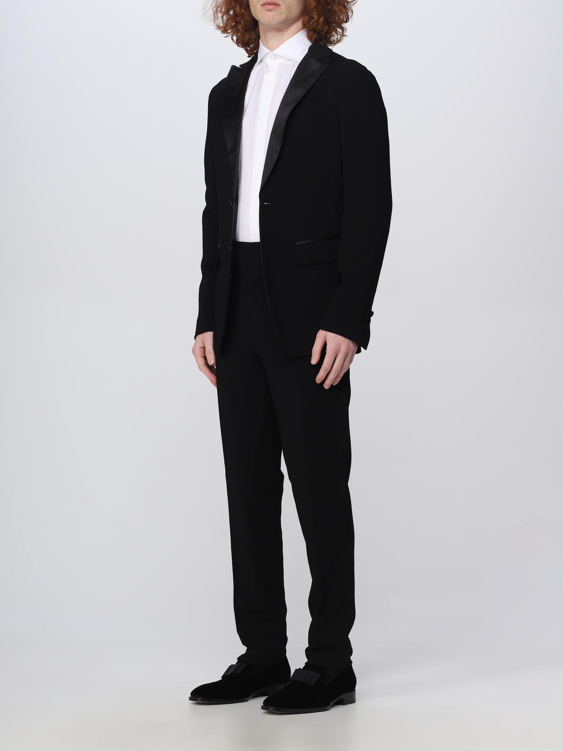 DSQUARED2 西服套装: 西服套装 男士 Dsquared2, 黑色 - Img 4