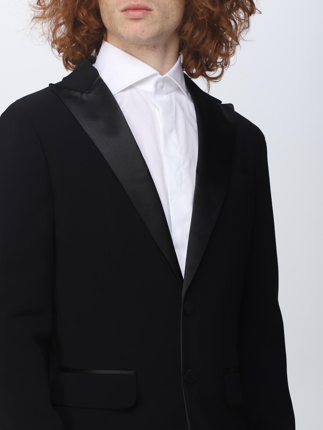 DSQUARED2 西服套装: 西服套装 男士 Dsquared2, 黑色 - Img 5